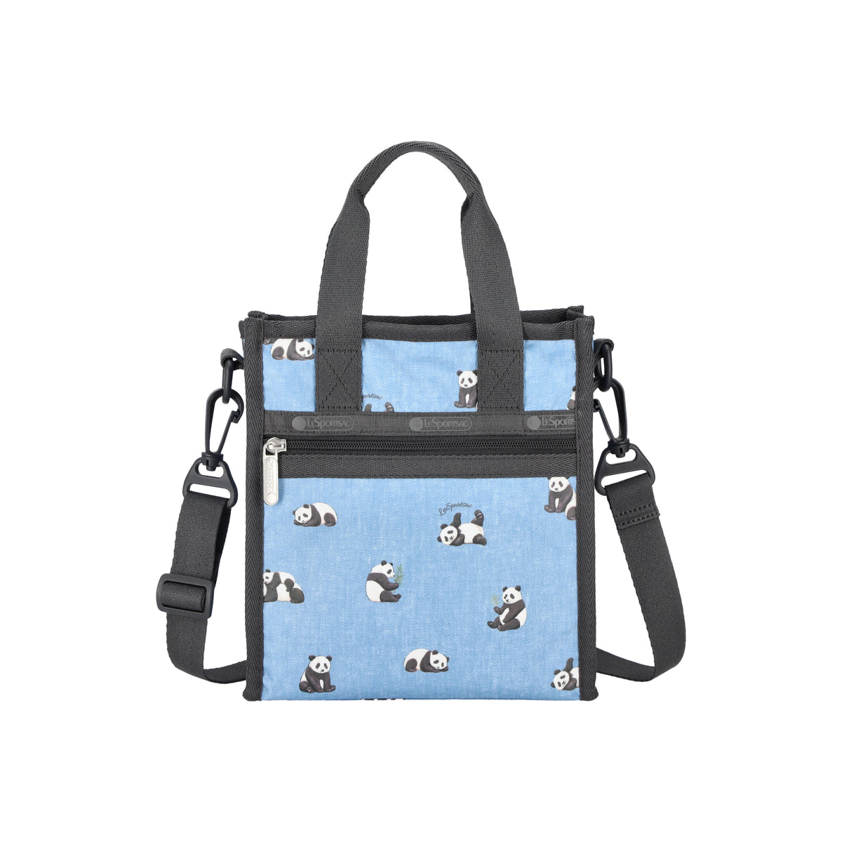 Mini N/S Tote Relaxing Panda Denim