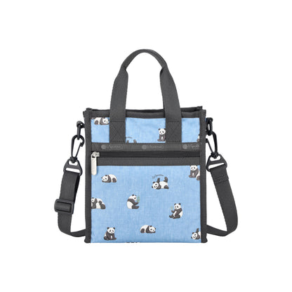 Mini N/S Tote Relaxing Panda Denim