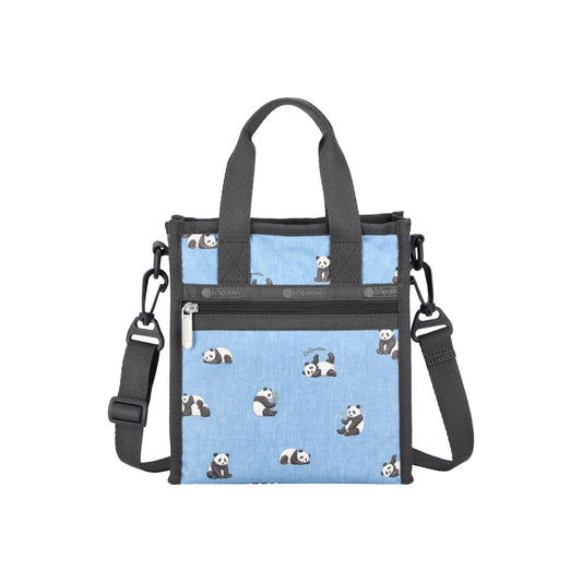 Mini N/S Tote Relaxing Panda Denim