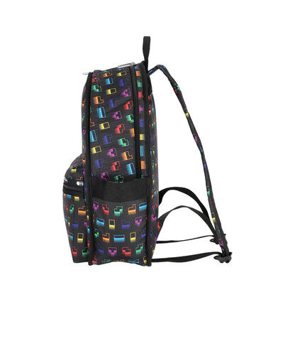 LeSportsac x Tetris Route Backpack Tetris Falling Blocks