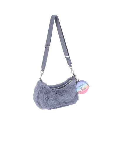 LeSportsac x Care Bears Small Convertible Hobo Care Bears Fuzzy Gray