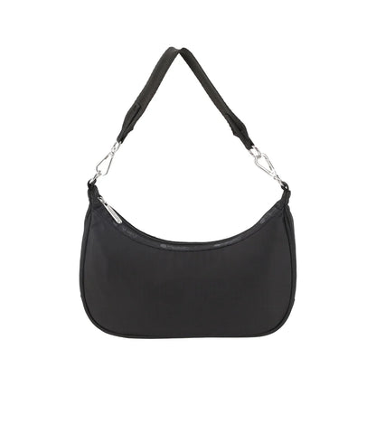 Small Convertible Hobo Recycled Black