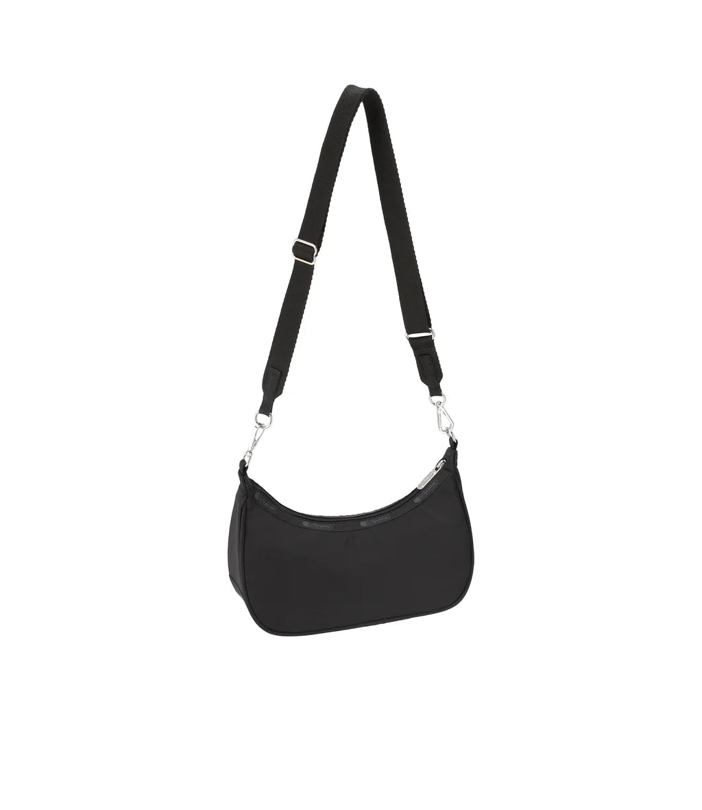 Small Convertible Hobo Recycled Black