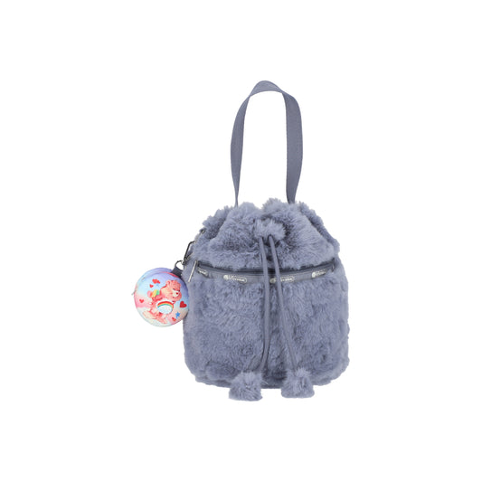 LeSportsac x Care Bears Drawstring Bucket Bag Care Bears Fuzzy Gray