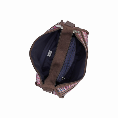 Deluxe Everyday Bag Pink Rosewood Plaid