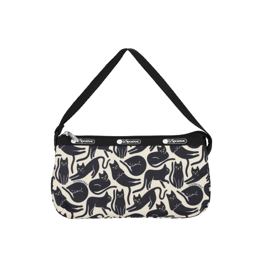 Small Koko Crossbody Black Cats Silhouette