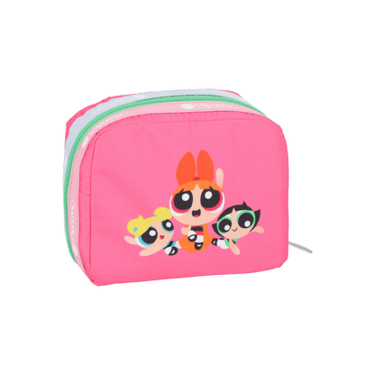 LeSportsac x Powerpuff Girls Square Cosmetic Pink