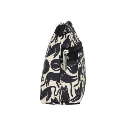 Cosmetic Clutch Black Cats Silhouette