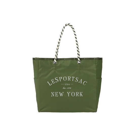 Birch/ Olive Large 2-Way Tote Bag