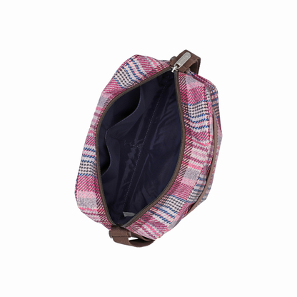 Daniella Crossbody Pink Rosewood Plaid