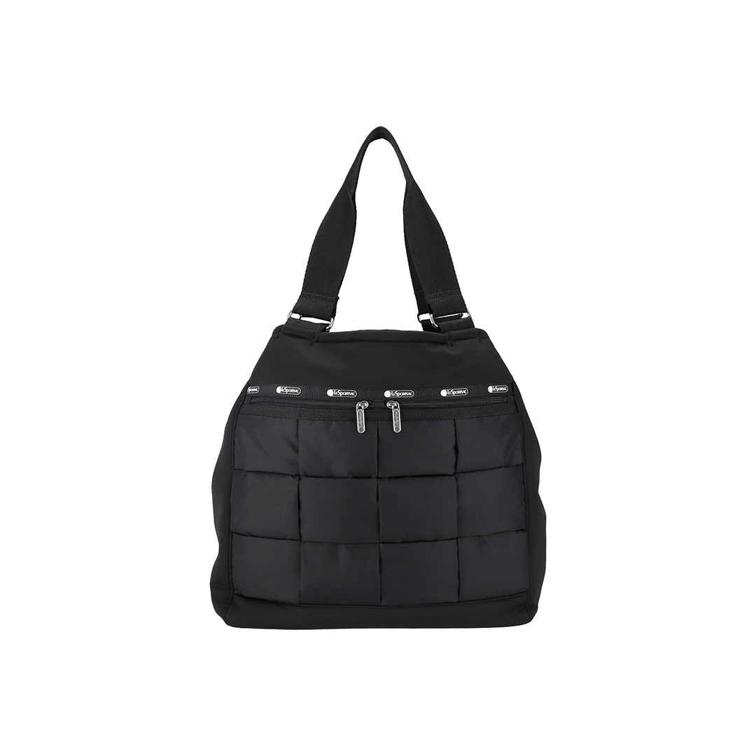 Black Weave Tote Bag