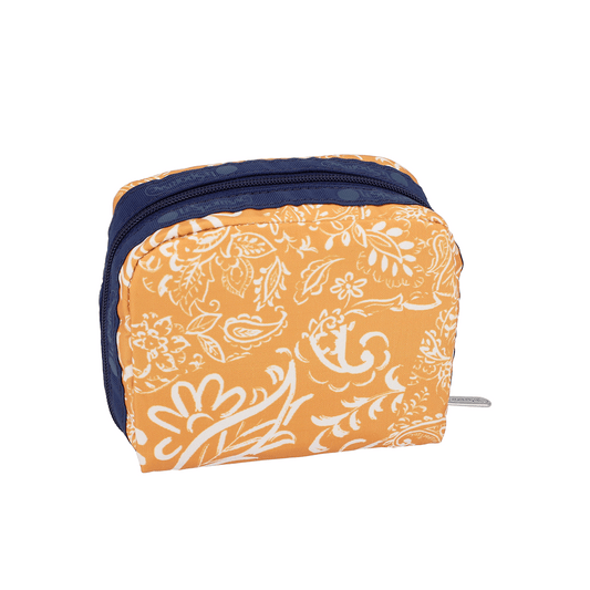 Paisley Patch Square Cosmetic Pouch