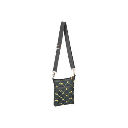 3 Zip Crossbody Daisy Cross Green