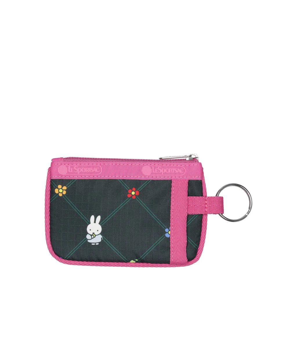 LeSportsac x Miffy Key Card Holder Miffy Orchard Green/Pink