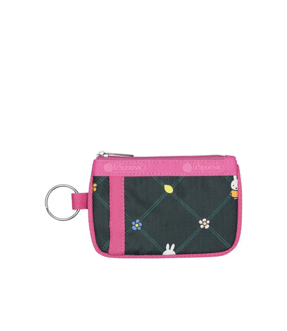 LeSportsac x Miffy Key Card Holder Miffy Orchard Green/Pink