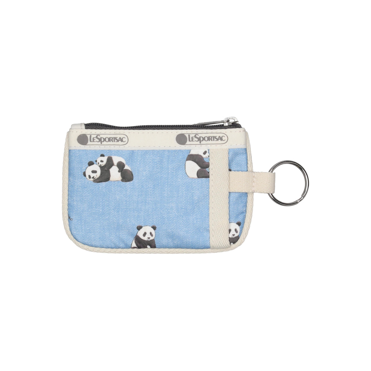 Key Card Holder Relaxing Panda Indigo