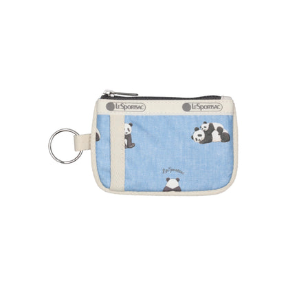 Key Card Holder Relaxing Panda Indigo
