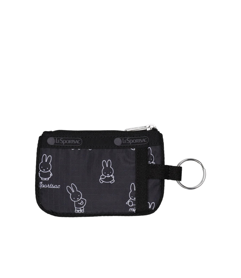 Miffy Black Stencil Key Card Holder