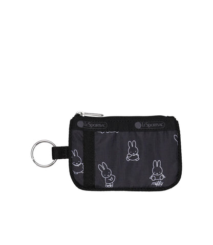 Miffy Black Stencil Key Card Holder