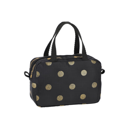 Micro Bag Gold Glitter Dots