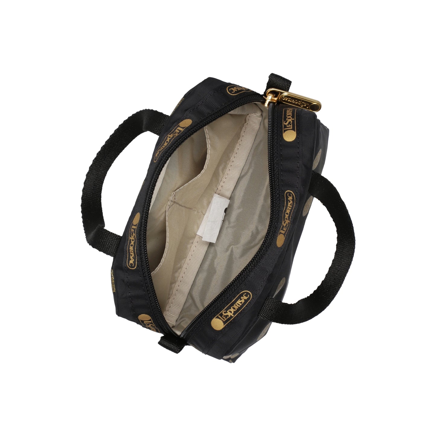 Micro Bag Gold Glitter Dots