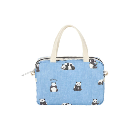 Micro Bag Relaxing Panda Indigo