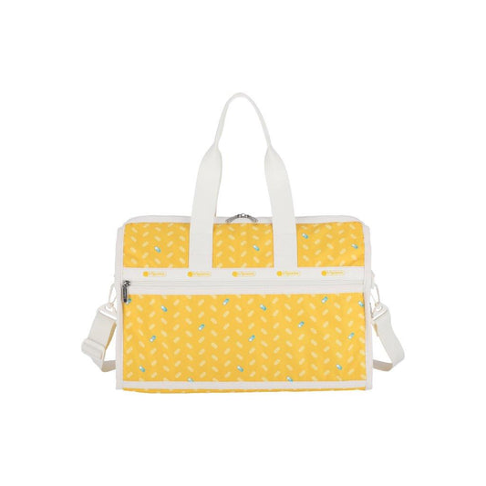 Deluxe Medium Weekender Logo Toss Yellow