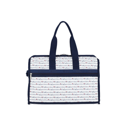 Deluxe Medium Weekender Marine Logo Border