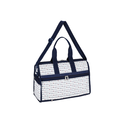 Deluxe Medium Weekender Marine Logo Border
