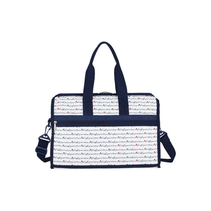 Deluxe Medium Weekender Marine Logo Border