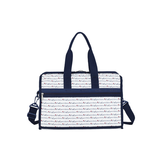 Deluxe Medium Weekender Marine Logo Border