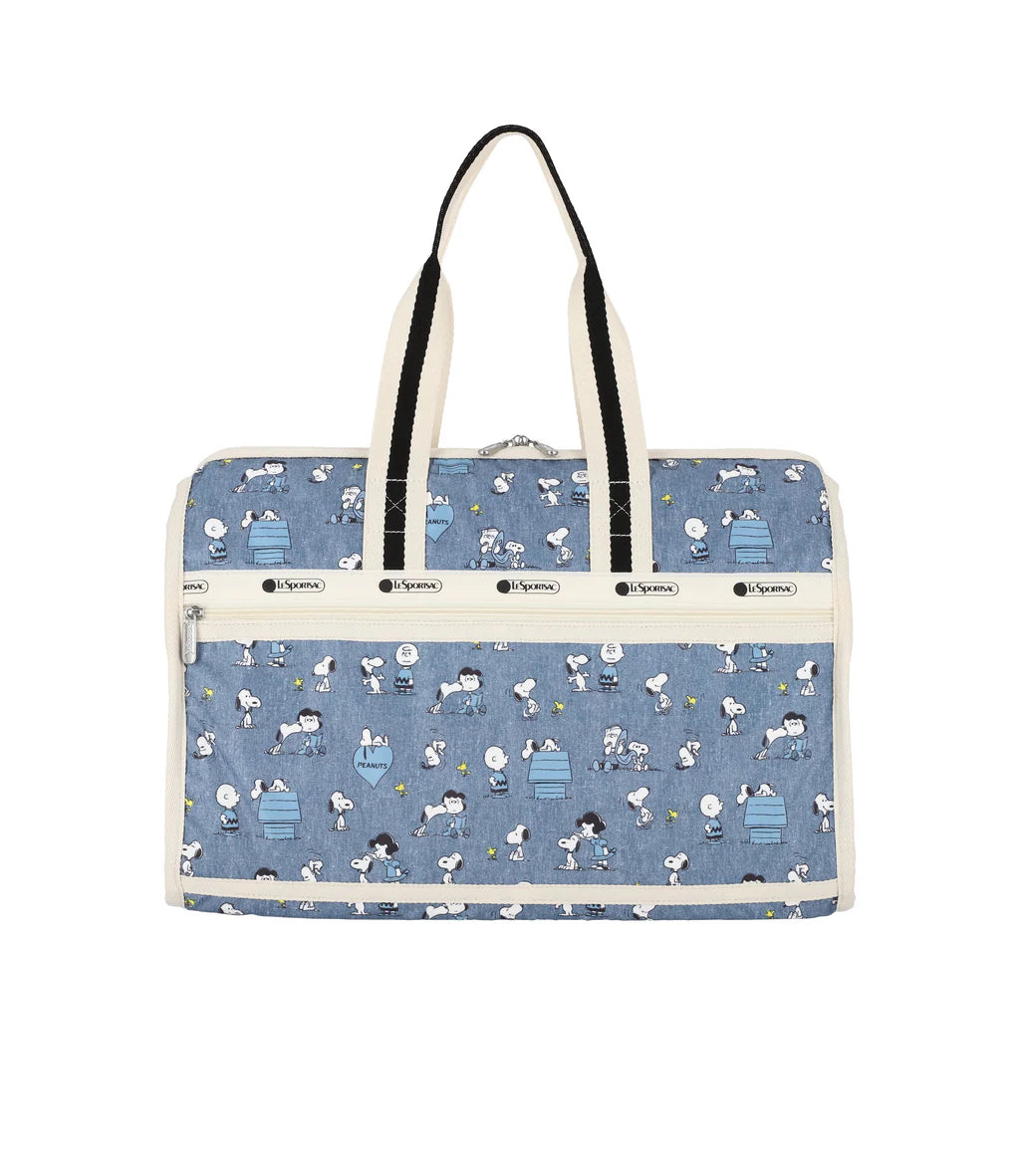LeSportsac x Peanuts Deluxe Medium Weekender Peanuts Happy Pals