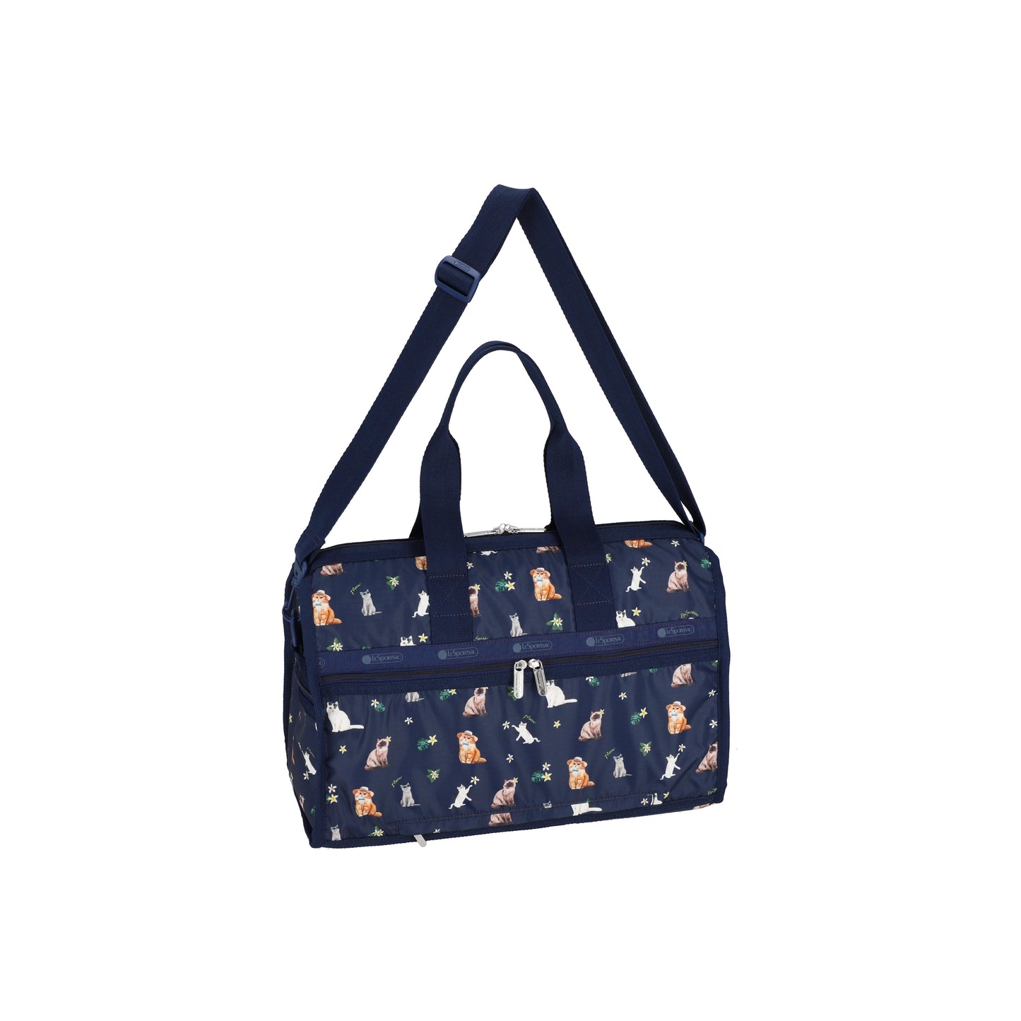 Deluxe Medium Weekender Tropical Meow Cat