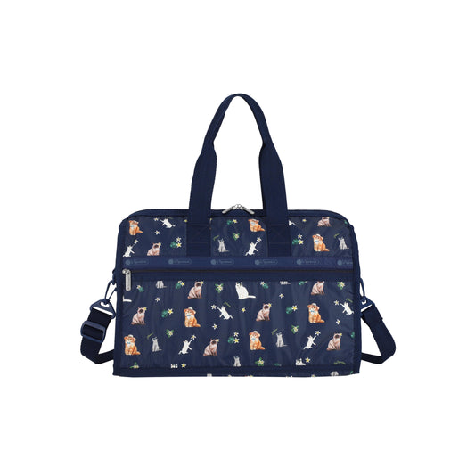 Deluxe Medium Weekender Tropical Meow Cat