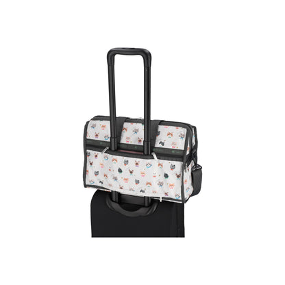 Deluxe Medium Weekender Playful Cats Cool Gray
