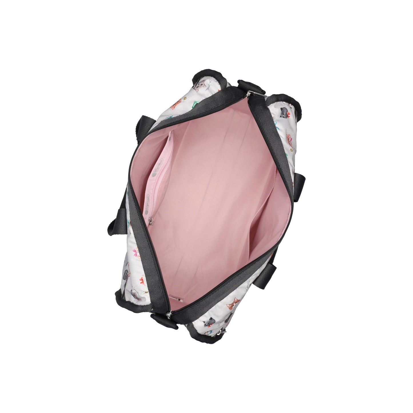 Deluxe Medium Weekender Playful Cats Cool Gray