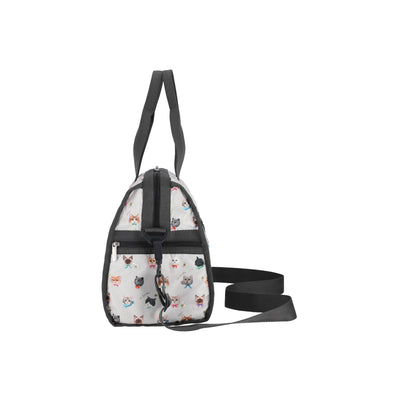 Deluxe Medium Weekender Playful Cats Cool Gray