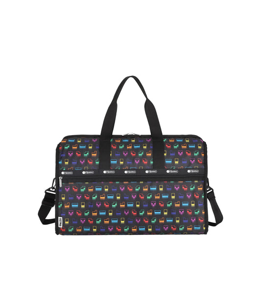 LeSportsac x Tetris Deluxe Large Weekender Tetris Falling Blocks