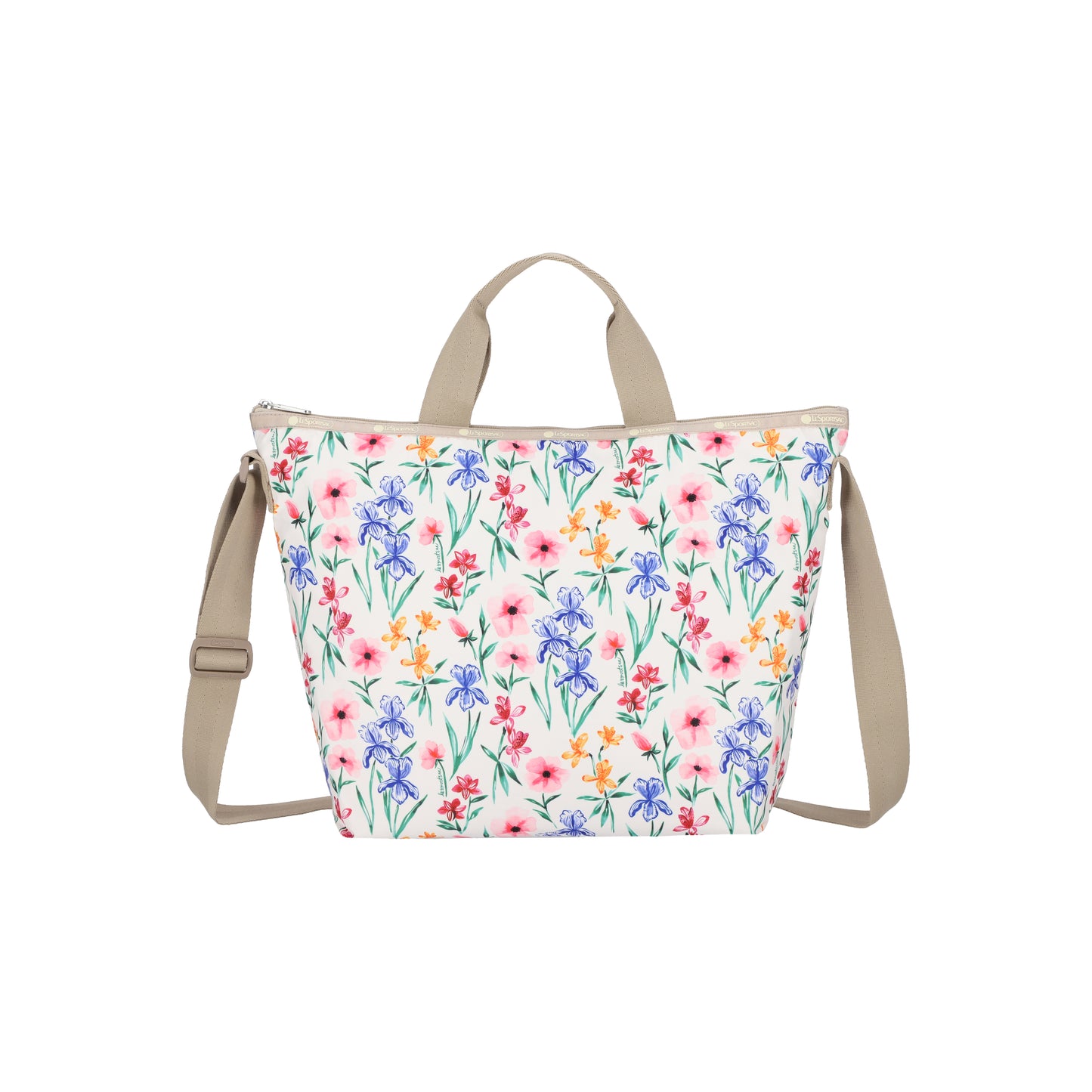 Deluxe Easy Carry Tote Watercolor Botanical
