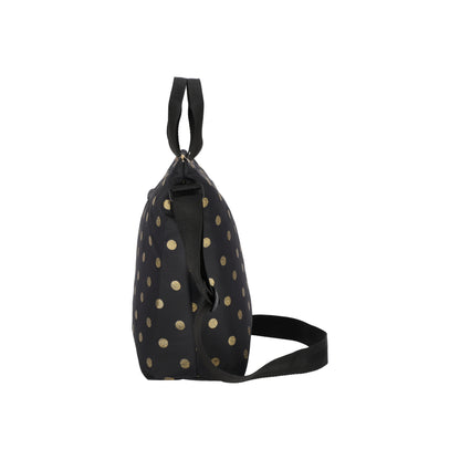 Deluxe Easy Carry Tote Gold Glitter Dots