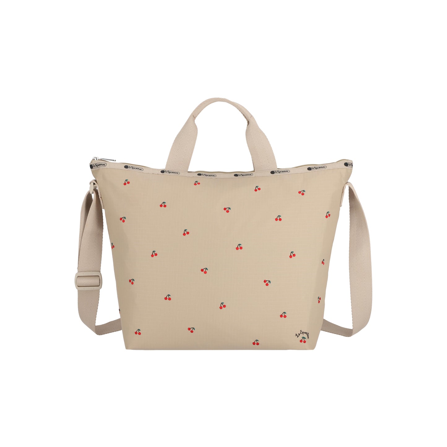 Deluxe Easy Carry Tote Cherry Embroidery