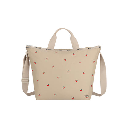 Deluxe Easy Carry Tote Cherry Embroidery