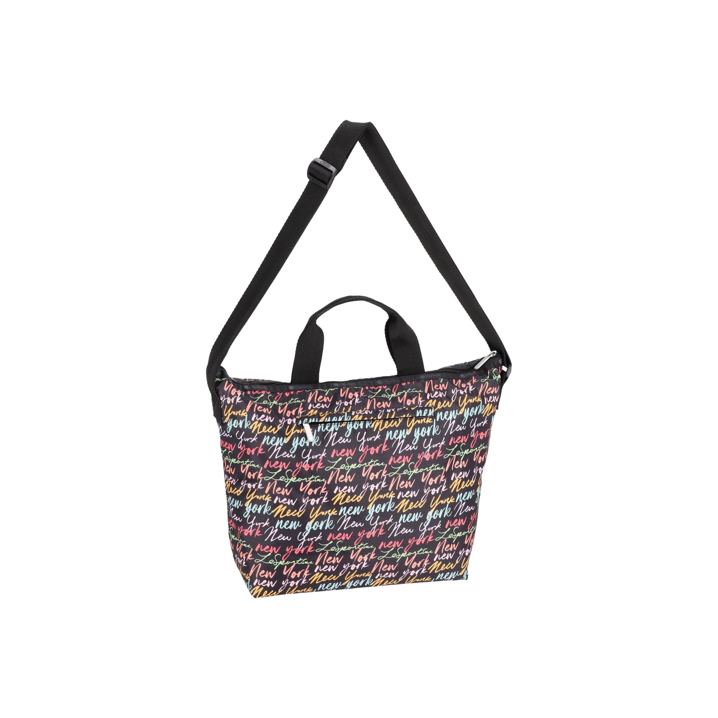 Deluxe Easy Carry Tote Nyc Script Black