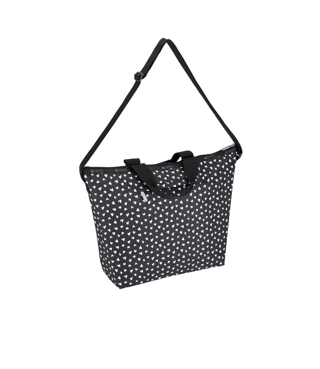 Black Hearts Deluxe Easy Carry Tote