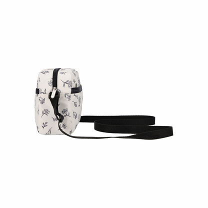 Daniella Crossbody Ink Sketched Floral Ivory