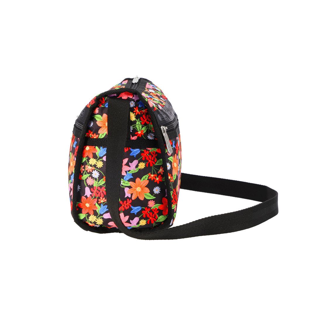 Painted Garden Deluxe Shoulder Satchel Hobo Bag