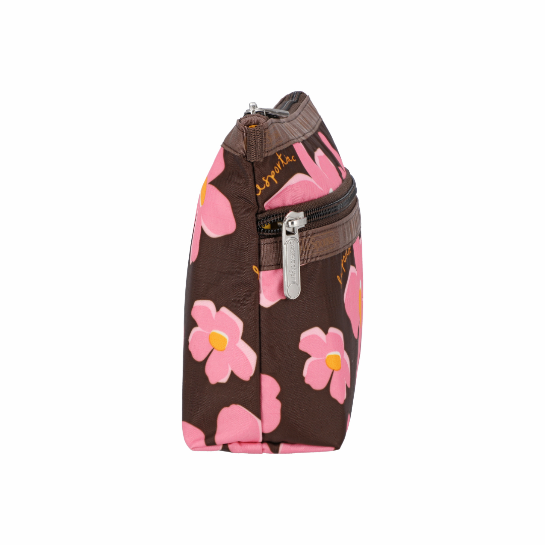 Cosmetic Clutch Autumn Blooms Plum