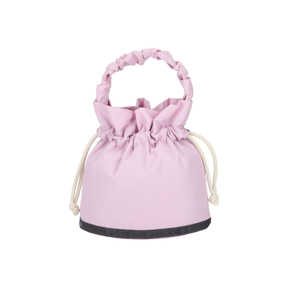 Gather Handle Drawstring Crossbody Lilac/Sandbar Cord