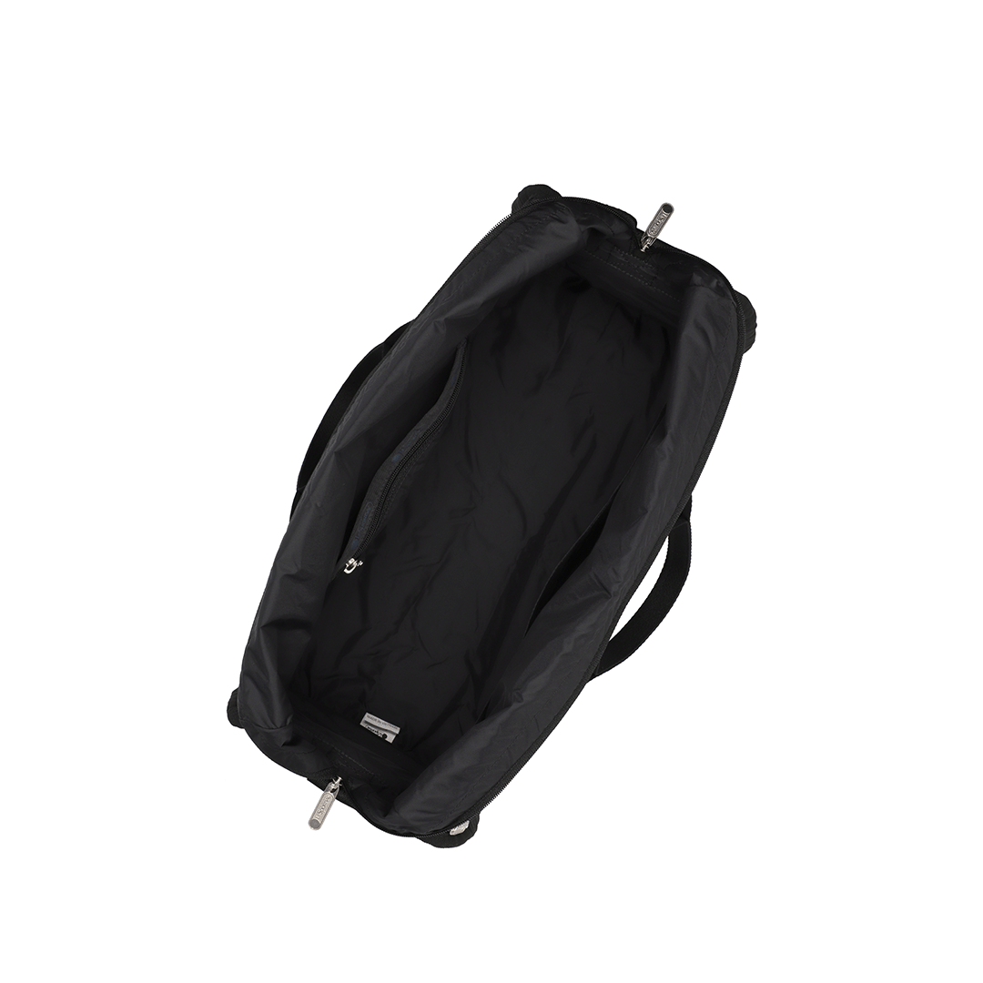 Recycled Black Deluxe Med Weekender Travel Bag