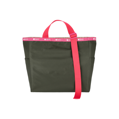 Large Handle Adjustable Tote Avocado/Bepk Wb